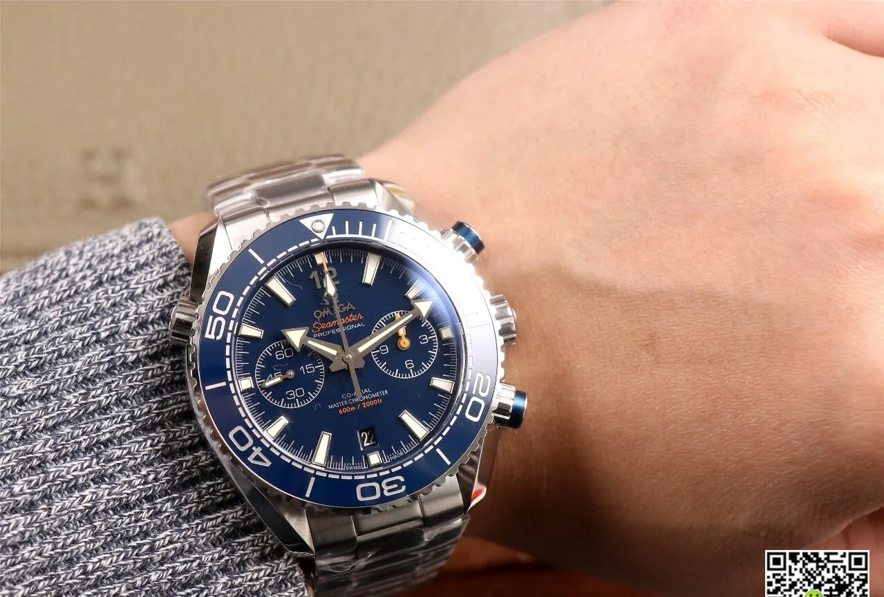 Omega Seamaster 215.30.46.51.03.001 OM Factory 1:1 Best Edition Replica Watch V3 Blue Bezel